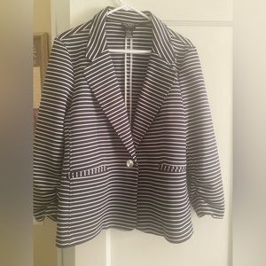 Blue and white Large blazer